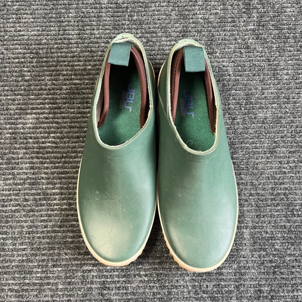 JBU Jambu Bumblebee Garden Ready Shoes mens 7.5 Green Waterproof Rain Clogs